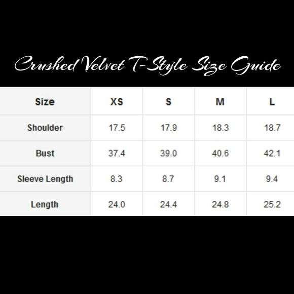 LAST ONE! Crushed Velvet Tee Style Top - Picture 4 of 6